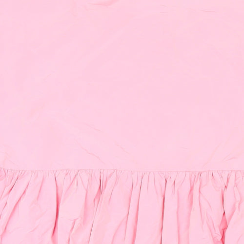 H&M Womens Pink Polyester Trapeze & Swing Size 10 Round Neck Pullover