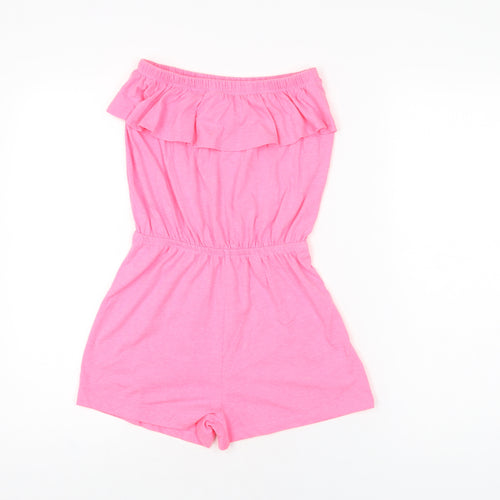 Free spirit Girls Pink Polyester Playsuit One-Piece Size 11-12 Years L3 in Pullover