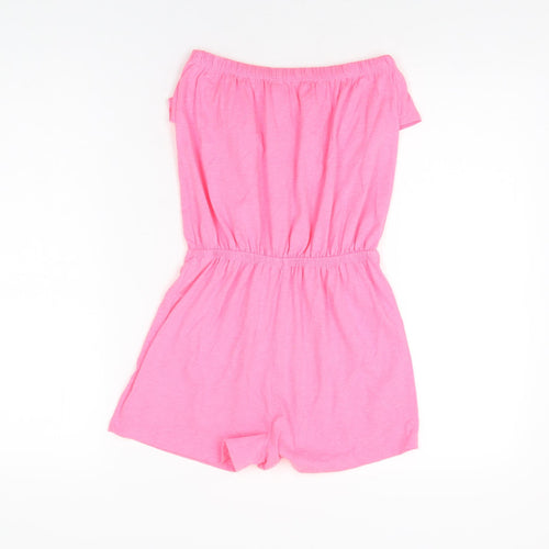 Free spirit Girls Pink Polyester Playsuit One-Piece Size 11-12 Years L3 in Pullover