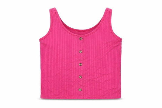 Front view of H&M women’s pink polyester basic t-shirt, size XL, scoop neck