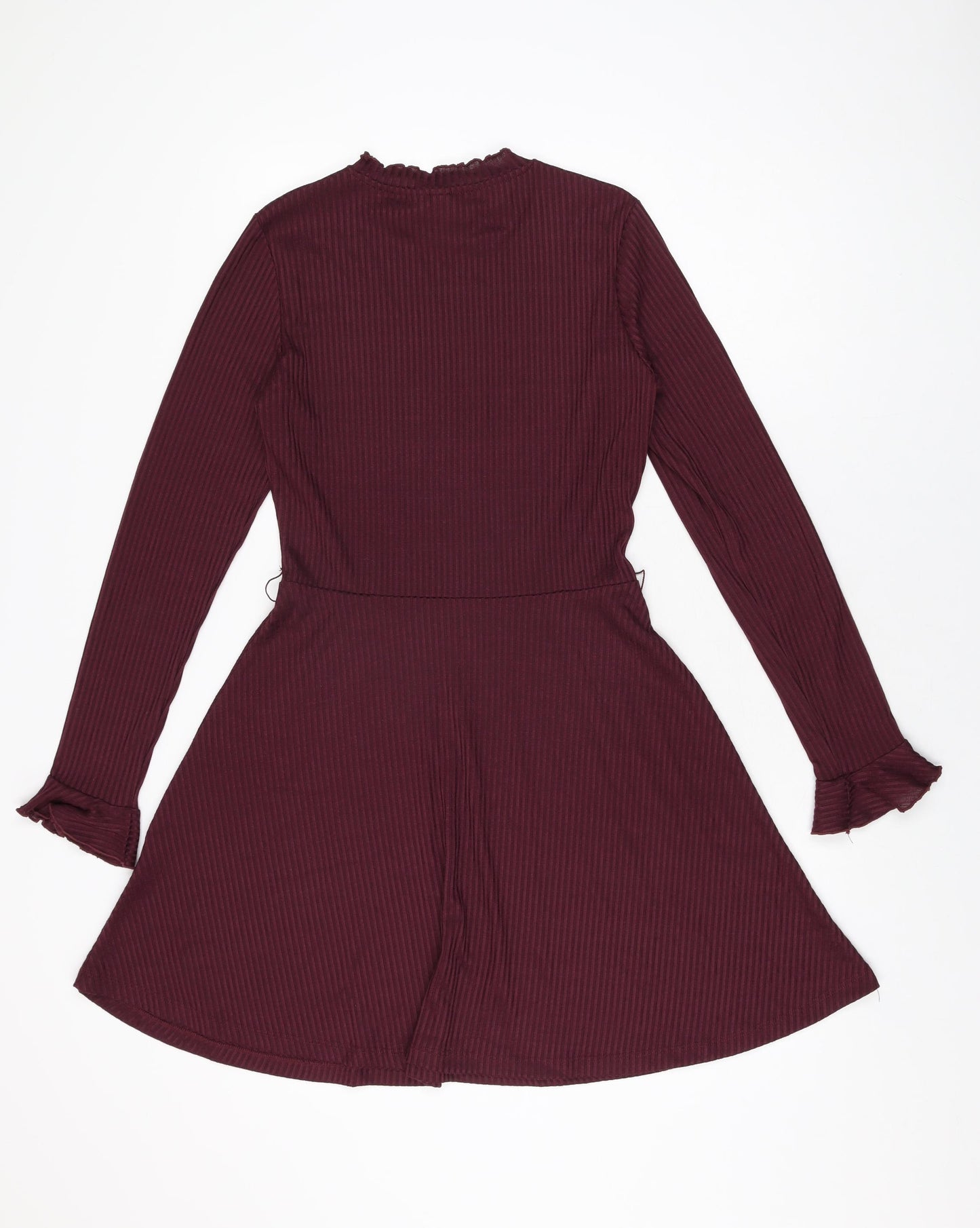 H&M Womens Purple Polyester A-Line Size 12 Round Neck Pullover