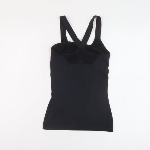 IVY PARK Womens Black Polyester Basic Tank Size 2XS Round Neck Pullover