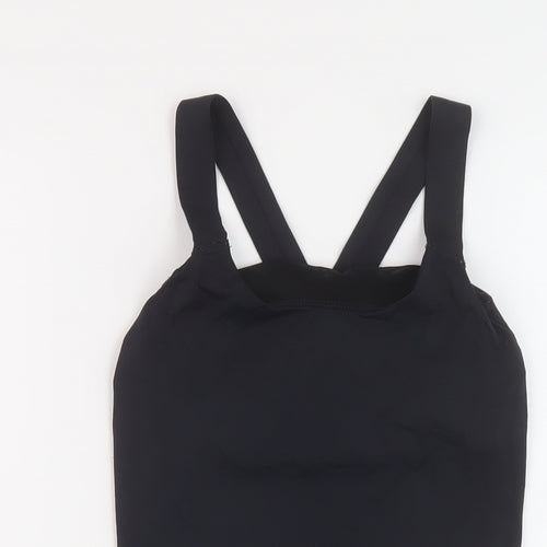 IVY PARK Womens Black Polyester Basic Tank Size 2XS Round Neck Pullover