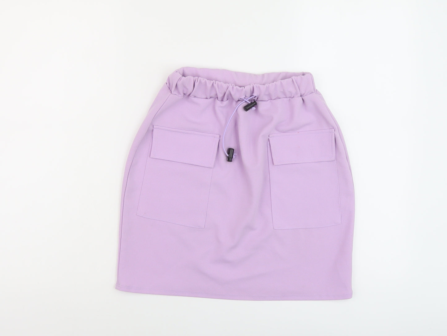 I SAW IT FIRST Womens Purple Polyester Mini Skirt Size 6