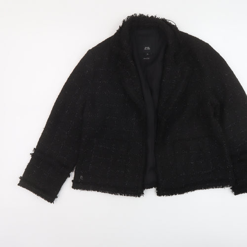 River Island Womens Black Jacket Size 10