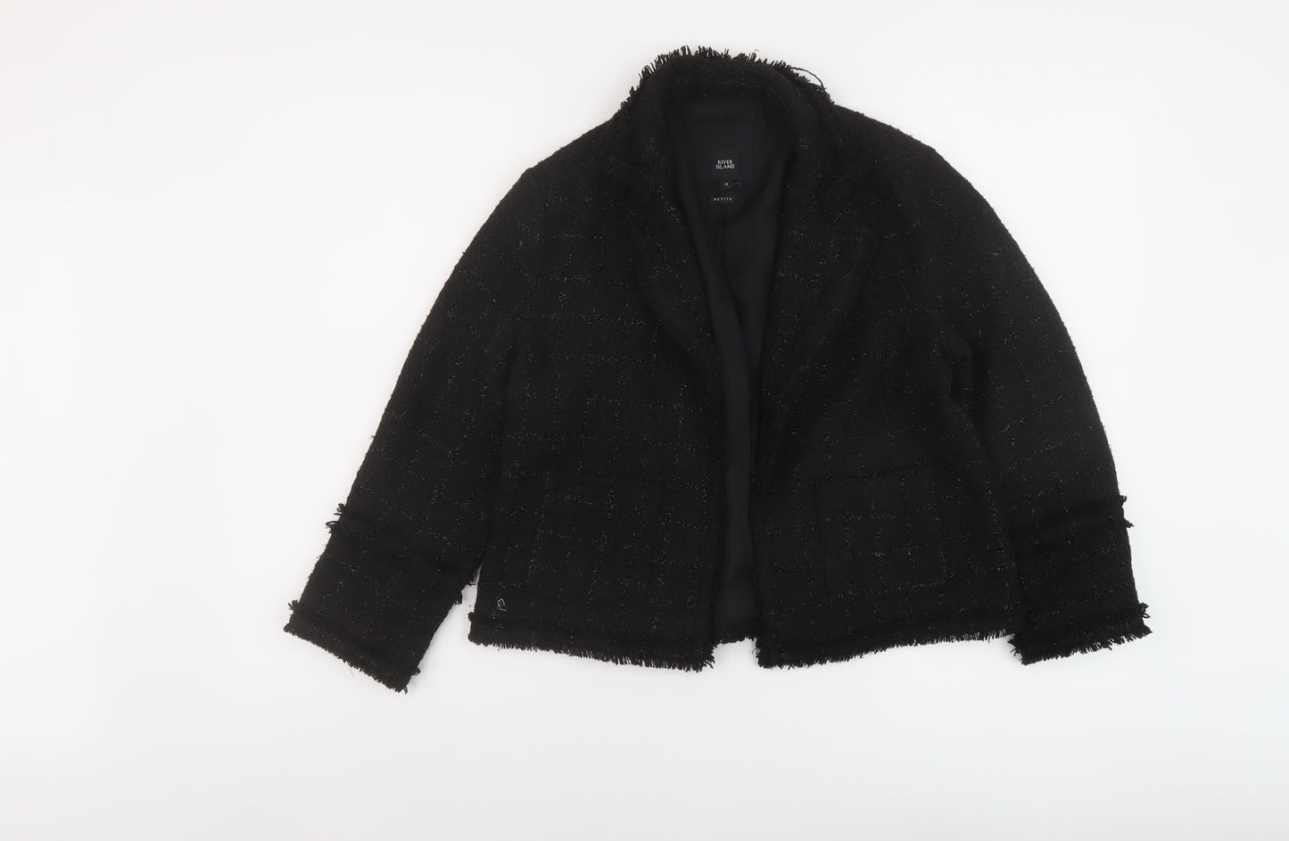 River Island Womens Black Jacket Size 10