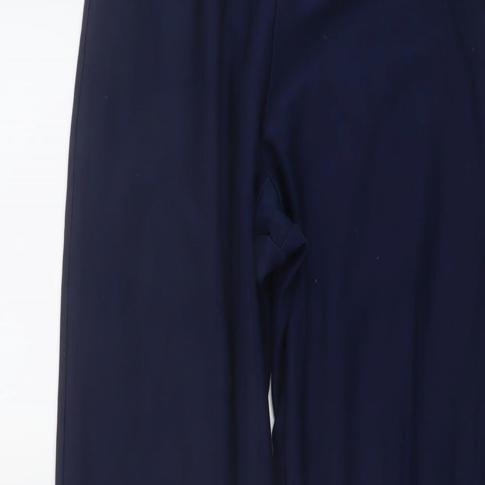 Nike Womens Blue Polyester Sweatpants Trousers Size S L32 in Regular Pullover