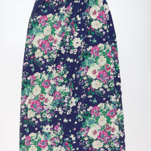 NEXT Womens Multicoloured Floral Polyester A-Line Size 18 Off the Shoulder Pullover