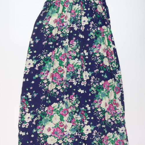 NEXT Womens Multicoloured Floral Polyester A-Line Size 18 Off the Shoulder Pullover