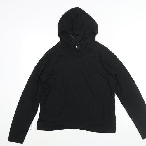 Dare 2B Womens Black Polyester Pullover Hoodie Size 14 Pullover - Logo