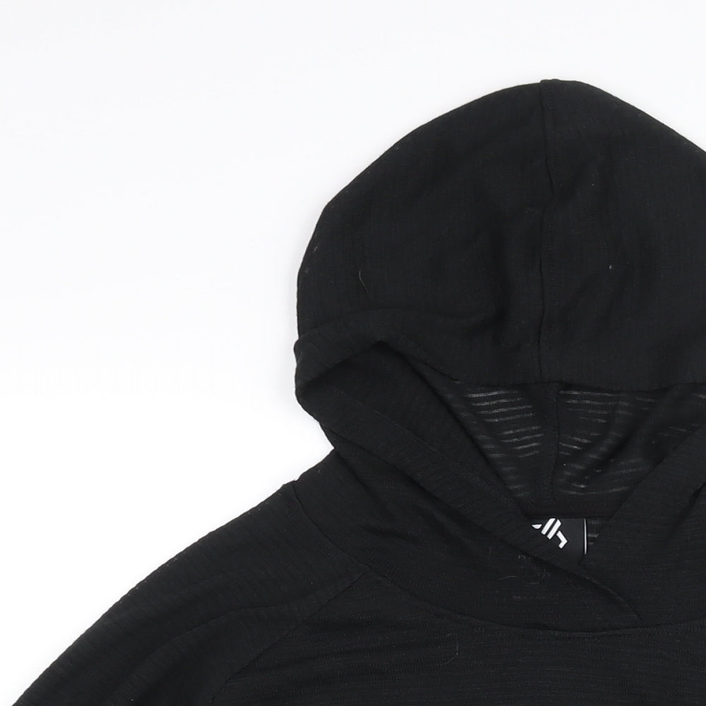 Dare 2B Womens Black Polyester Pullover Hoodie Size 14 Pullover - Logo