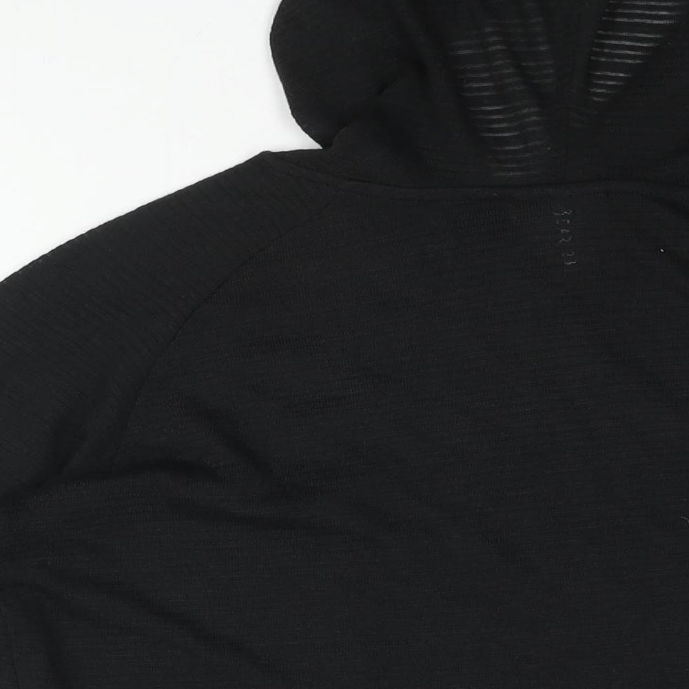 Dare 2B Womens Black Polyester Pullover Hoodie Size 14 Pullover - Logo