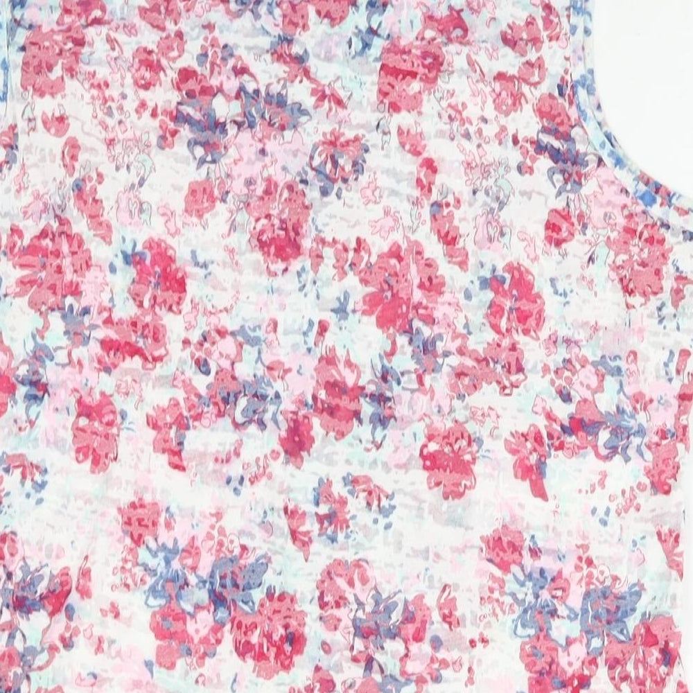 Per Una Womens Multicoloured Floral Polyester Camisole Blouse Size 16 V-Neck