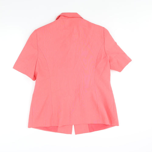 Berkertex Womens Pink Jacket Size 16 Button