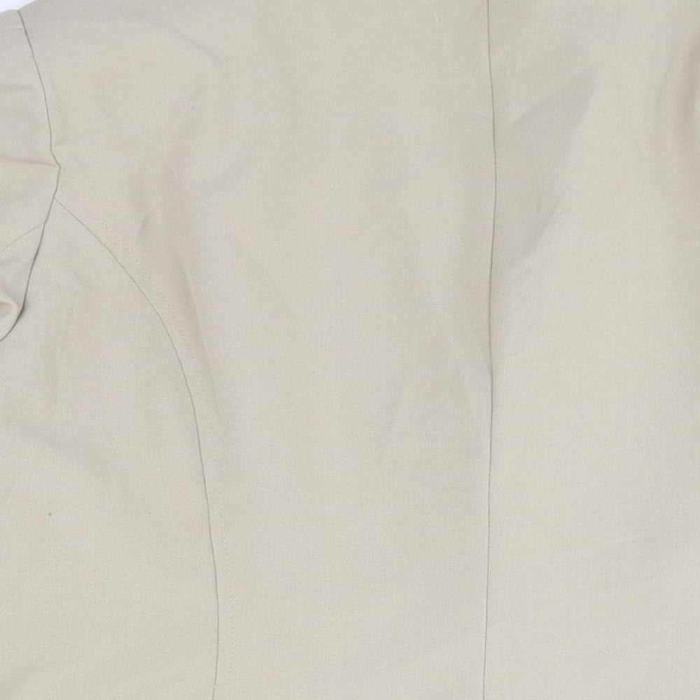 Joanna Hope Womens Beige Jacket Blazer Size 20 Button