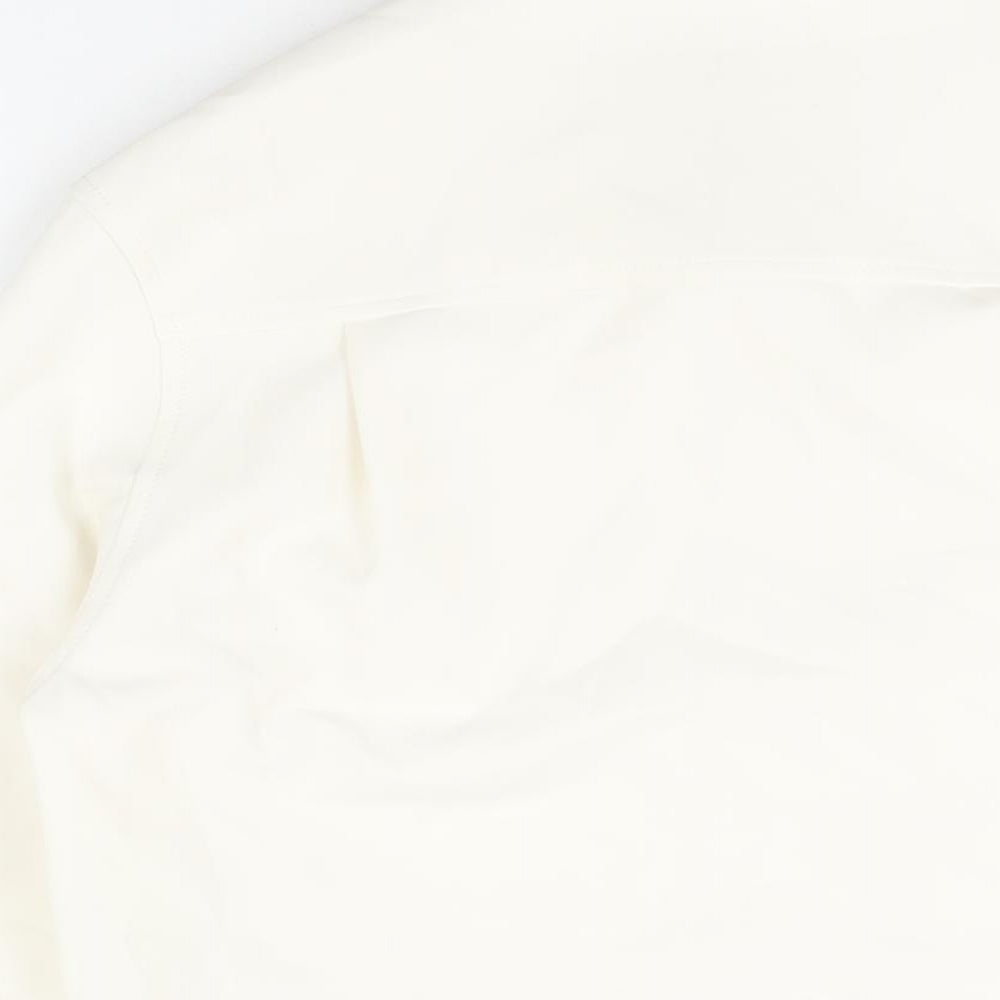 Marks and Spencer Womens Ivory Jacket Size 10 Snap
