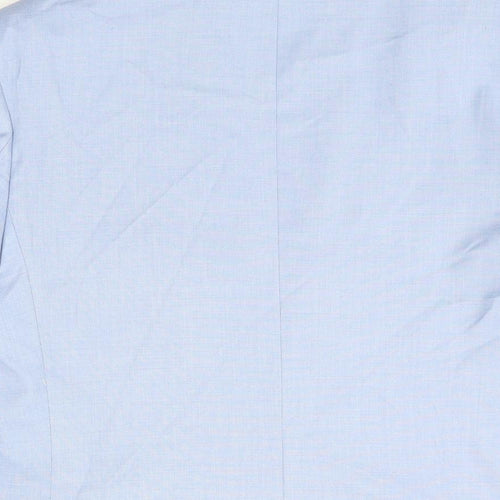 Marks and Spencer Mens Blue Polyester Jacket Suit Jacket Size 34 Regular