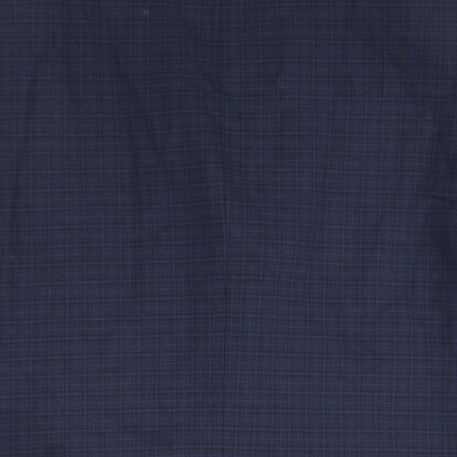 Marks and Spencer Mens Blue Check Polyester Jacket Suit Jacket Size 42 Regular
