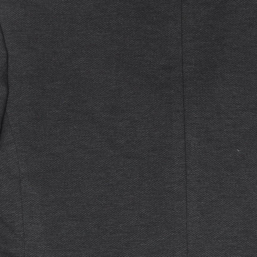 Marks and Spencer Mens Black Polyamide Jacket Suit Jacket Size 48 Regular