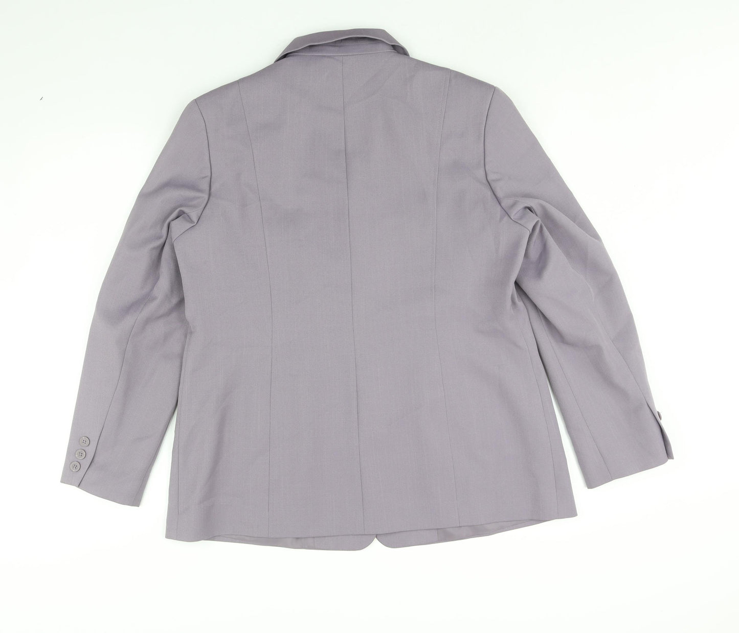 Debenhams Womens Purple Jacket Size 16 Button