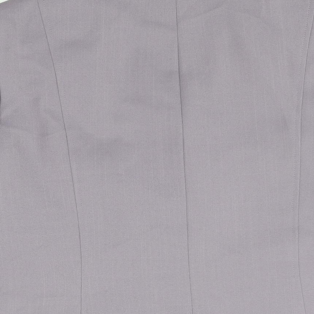 Debenhams Womens Purple Jacket Size 16 Button