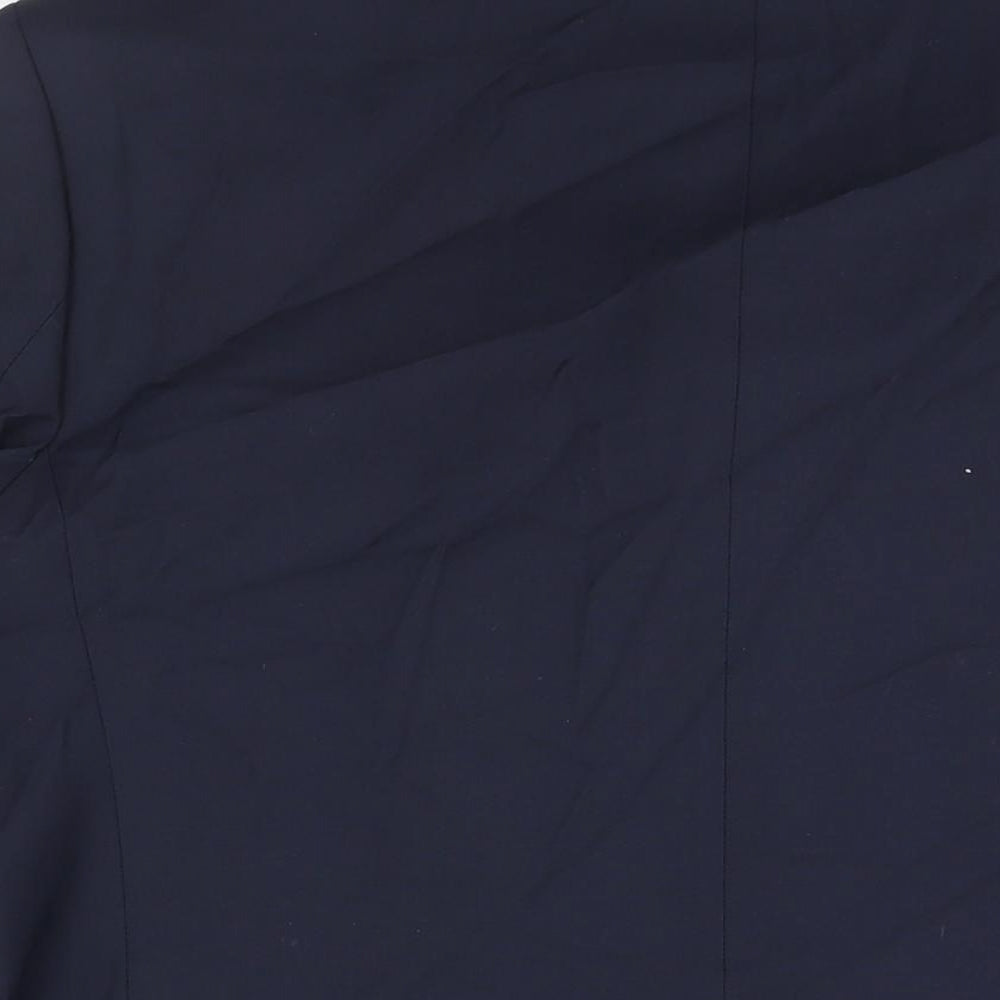 Marks and Spencer Mens Blue Polyester Jacket Suit Jacket Size 46 Regular
