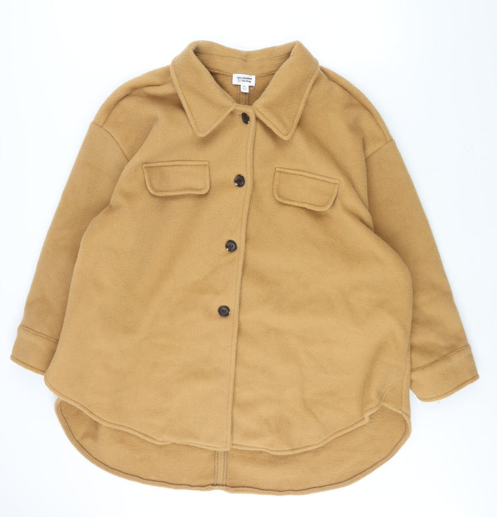 Spreadfashion Womens Brown Jacket Size 2XL Button