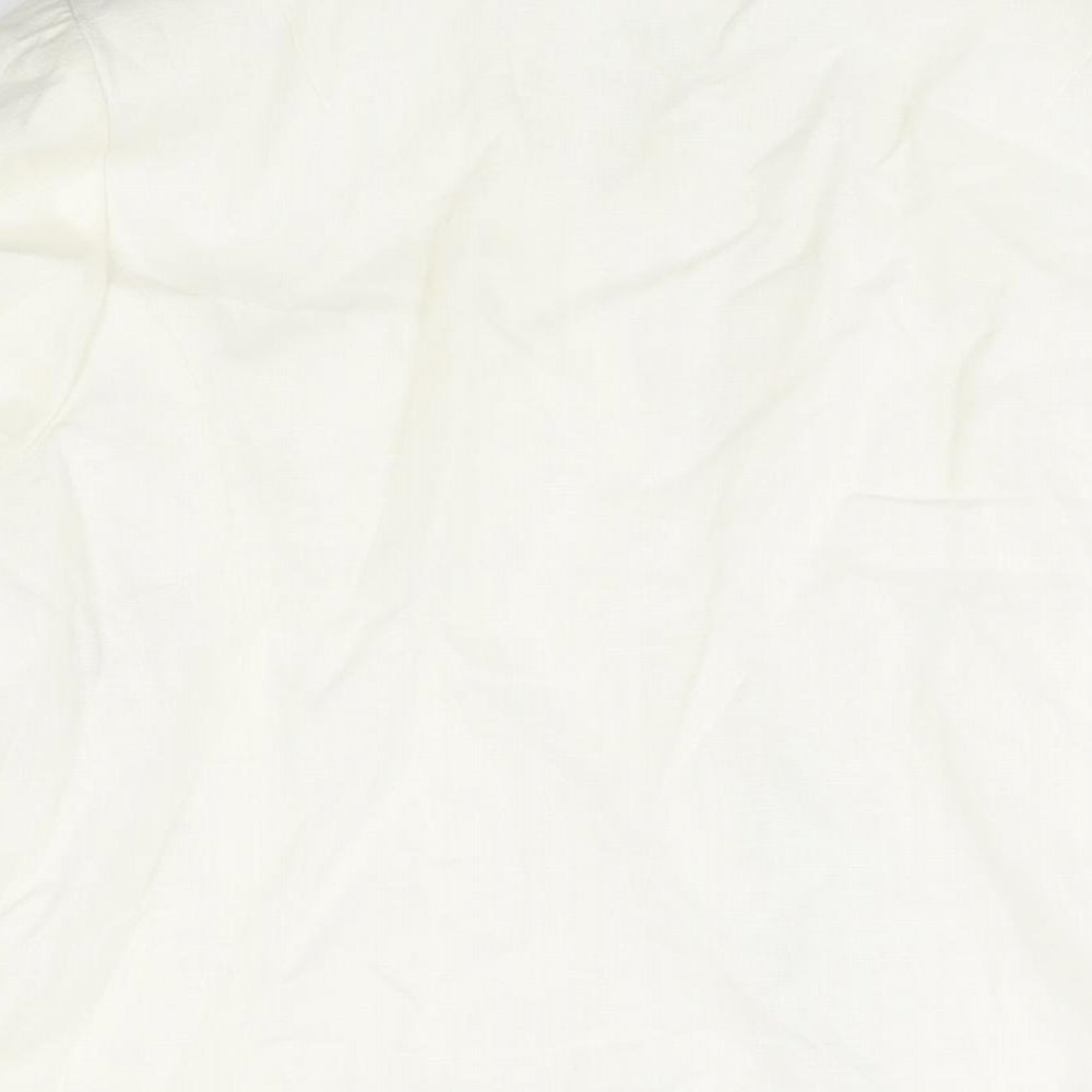 Classic Womens Ivory Jacket Size 14 Button