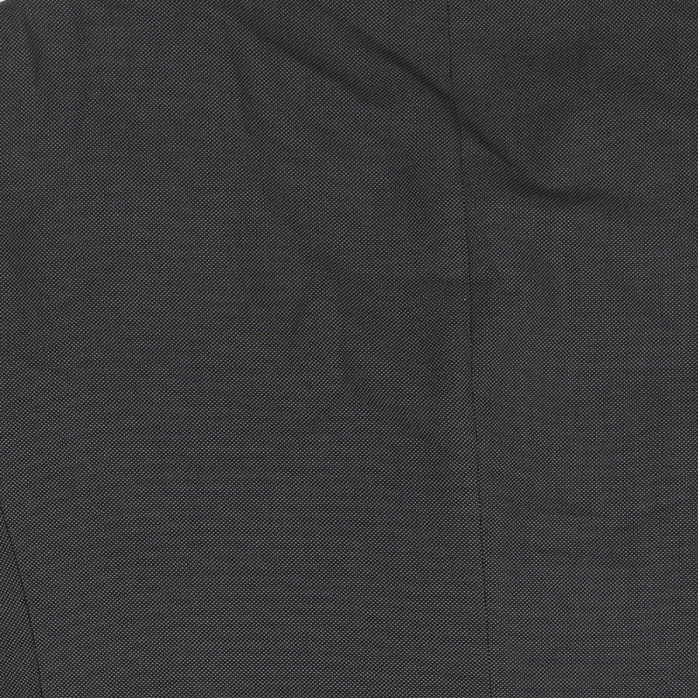 Karl Jackson Mens Grey Polyester Jacket Suit Jacket Size 46 Regular