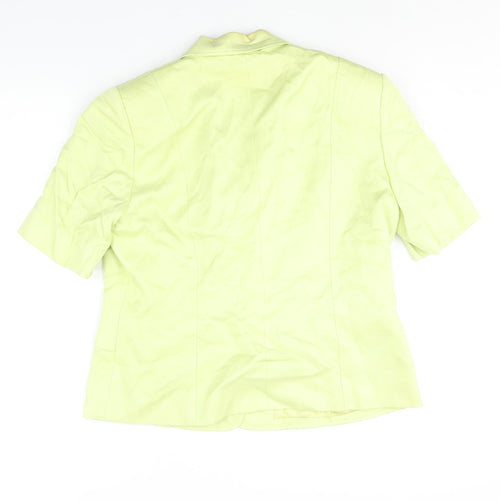 CC Womens Green Jacket Size 16 Button