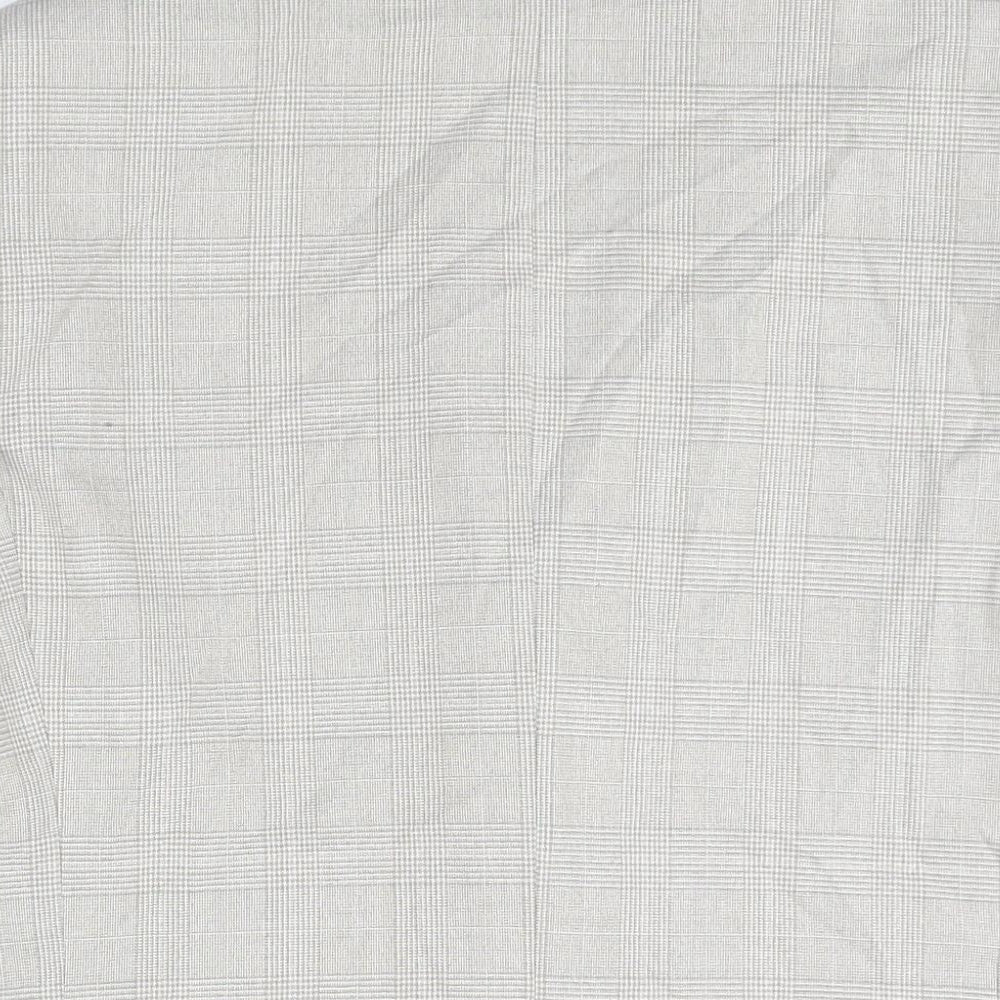 Marks and Spencer Mens Beige Check Viscose Jacket Suit Jacket Size 40 Regular