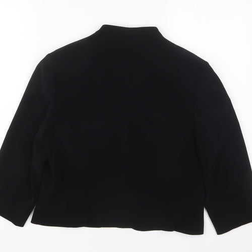 CONDICI Womens Black Jacket Blazer Size 12 - Open