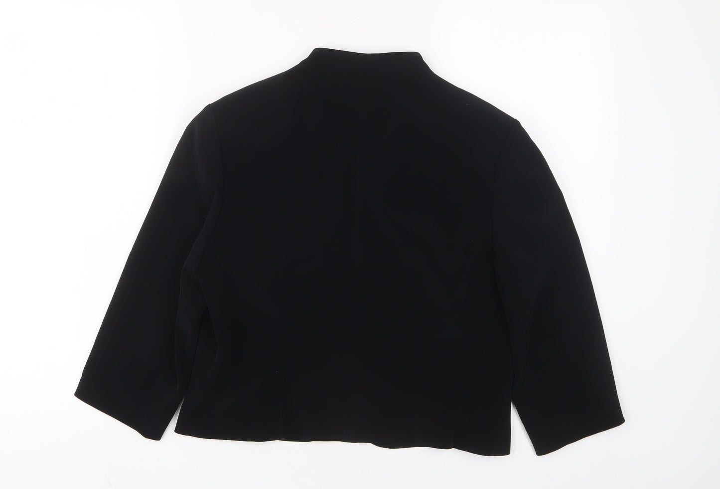 CONDICI Womens Black Jacket Blazer Size 12 - Open