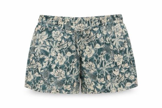 Scotch R'Belle Girls Green Floral Viscose Bermuda Shorts Size 12 Years Regular Drawstring