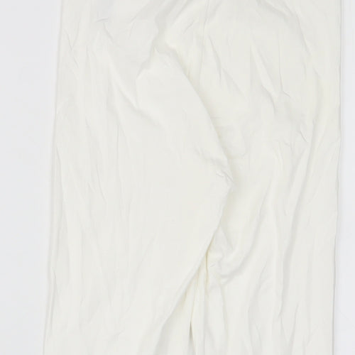 Marks and Spencer Womens White Cotton Capri Leggings Size 6 L20 in