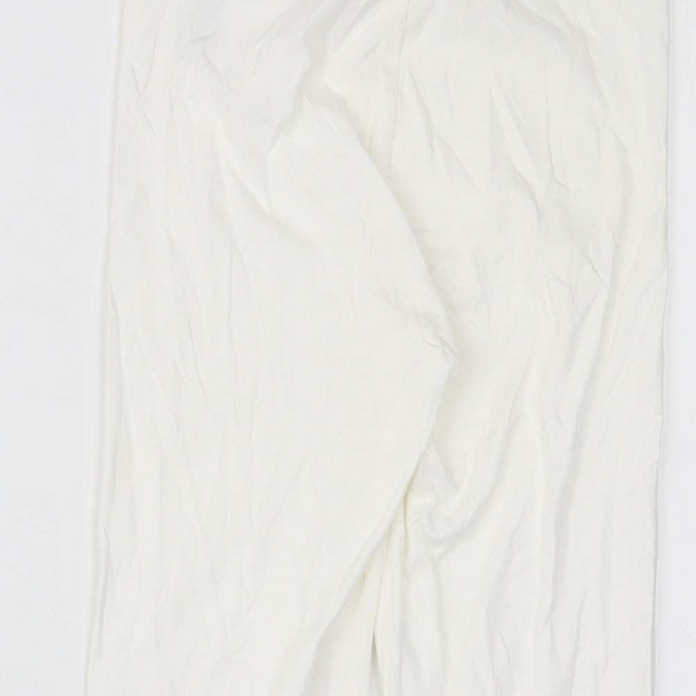 Marks and Spencer Womens White Cotton Capri Leggings Size 6 L20 in
