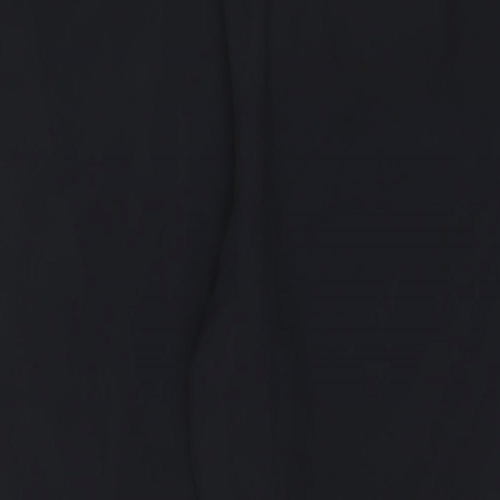 GOODMOVE Womens Black Polyester Jogger Trousers Size 22 L29 in Regular