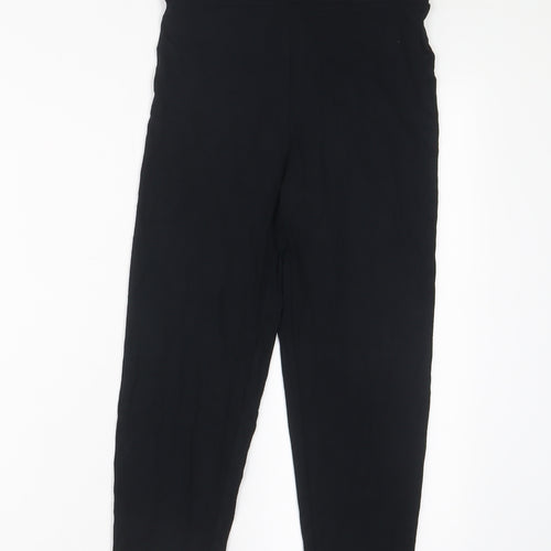 Marks and Spencer Womens Black Viscose Capri Leggings Size 6 L20 in