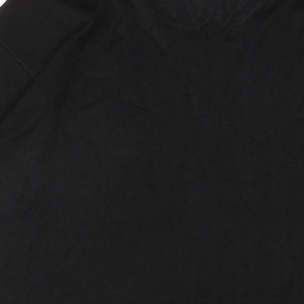 Richards Womens Black Scoop Neck Viscose Pullover Jumper Size L - Sequins, Beaded