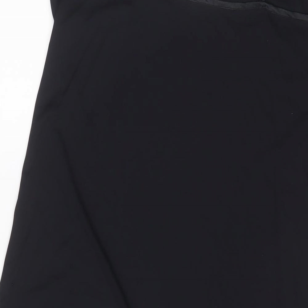 Marks and Spencer Womens Black Solid Polyester Cami Dress Size 12