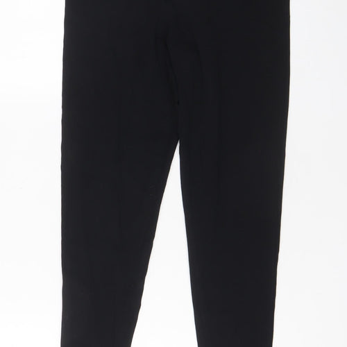 Marks and Spencer Womens Black Cotton Capri Leggings Size 12 L26 in