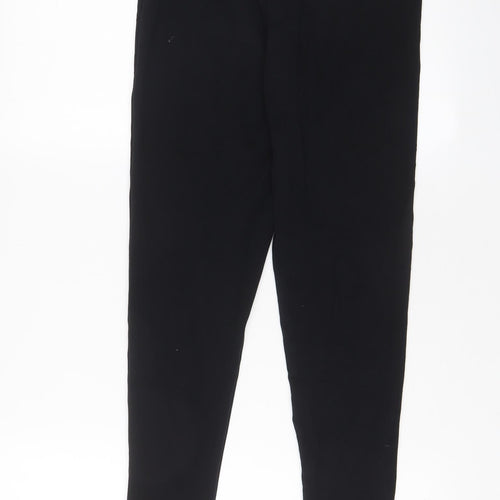 Marks and Spencer Womens Black Cotton Capri Leggings Size 12 L26 in