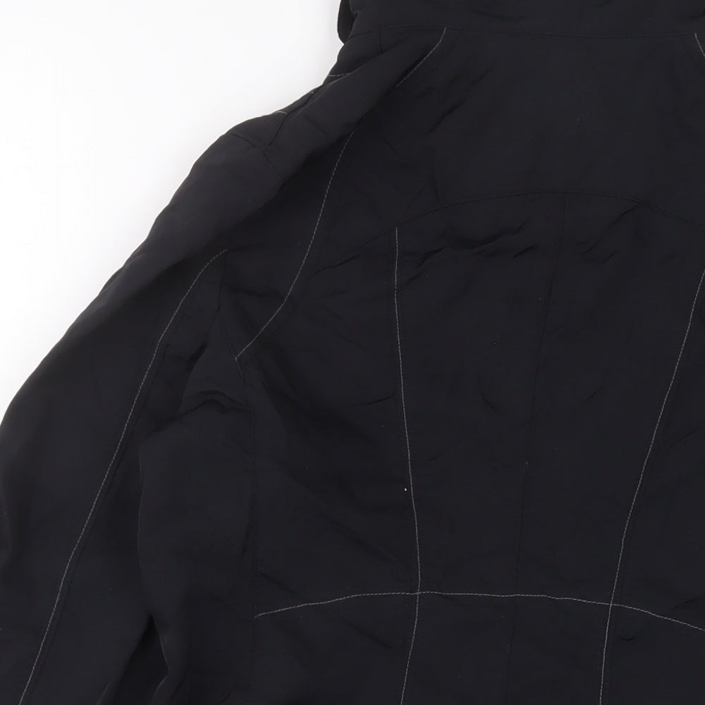 Warehouse Womens Black Jacket Size 12 Zip