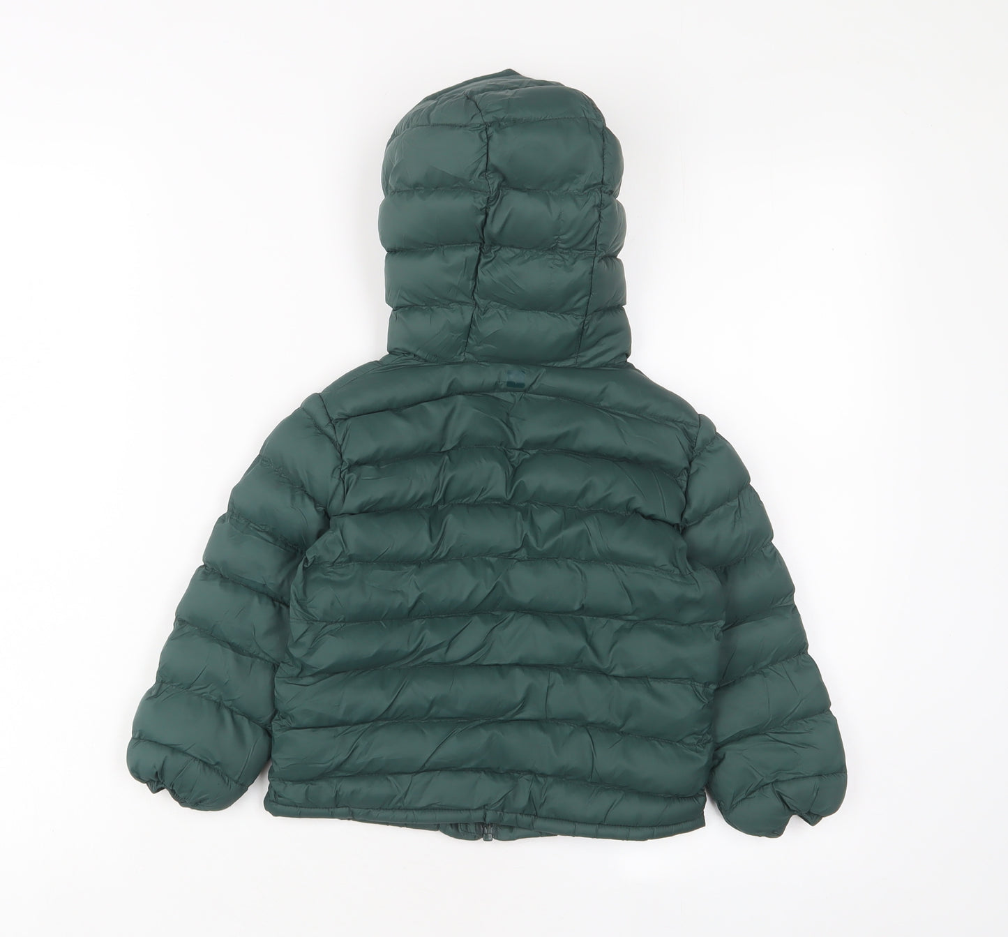 Mountain Warehouse Boys Green Basic Coat Coat Size 2 Years Zip - Logo