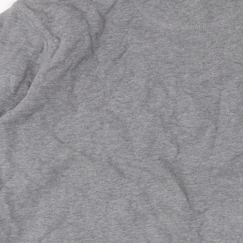 Marks and Spencer Mens Grey Cotton Pullover Sweatshirt Size M