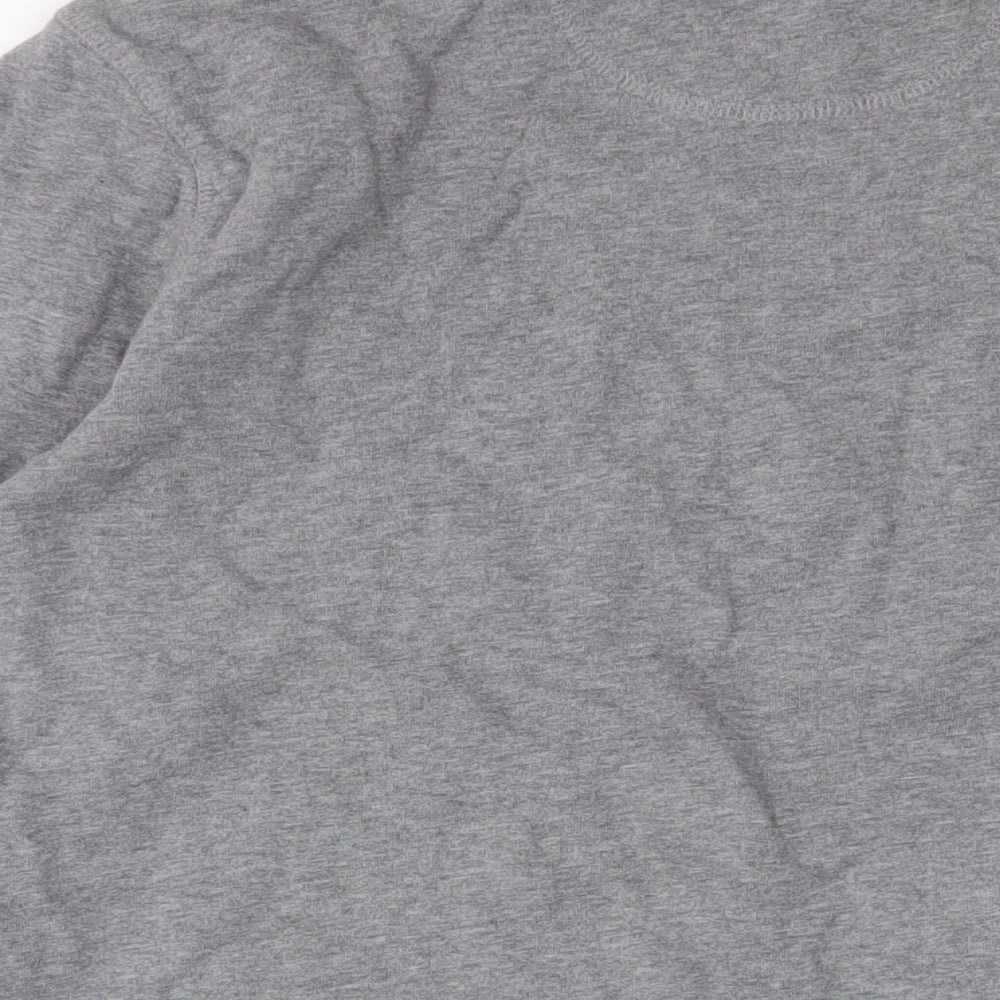 Marks and Spencer Mens Grey Cotton Pullover Sweatshirt Size M