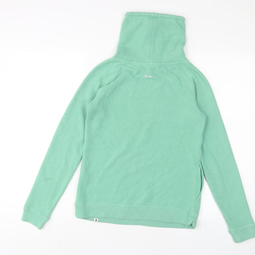 Joules Womens Green Cotton Pullover Sweatshirt Size 6 Pullover - Logo
