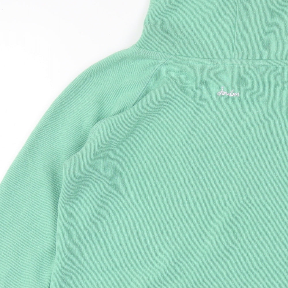 Joules Womens Green Cotton Pullover Sweatshirt Size 6 Pullover - Logo