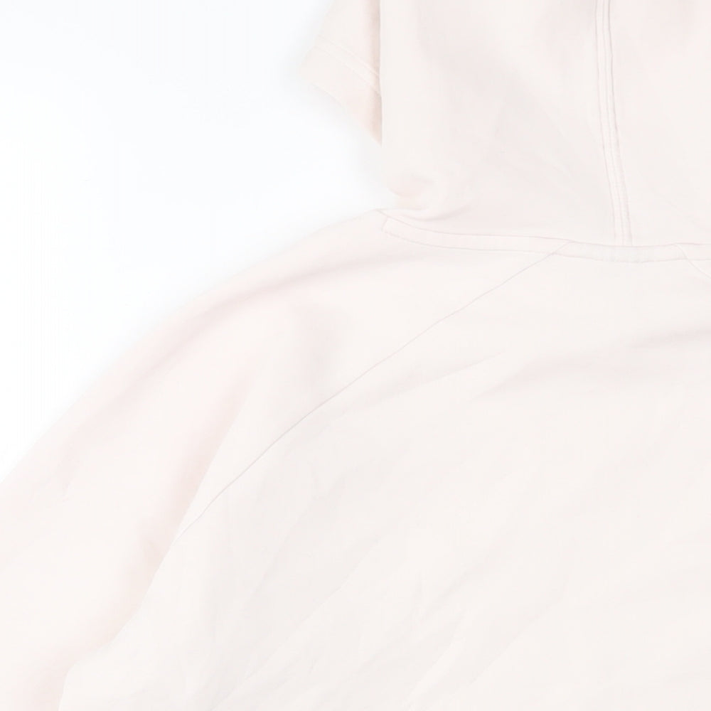 PUMA Womens Pink Polyester Pullover Hoodie Size M Pullover - Logo