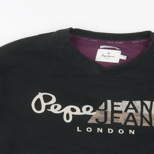 Pepe Jeans Mens Green Cotton Pullover Sweatshirt Size M